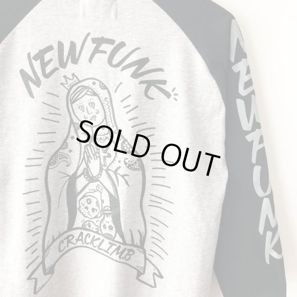 画像5: 【NEWFUNK】SIBA "MARIA" RAGLAN TEE  (BLK/GRY) (5)