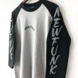 画像6: 【NEWFUNK】SIBA "MARIA" RAGLAN TEE  (BLK/GRY) (6)