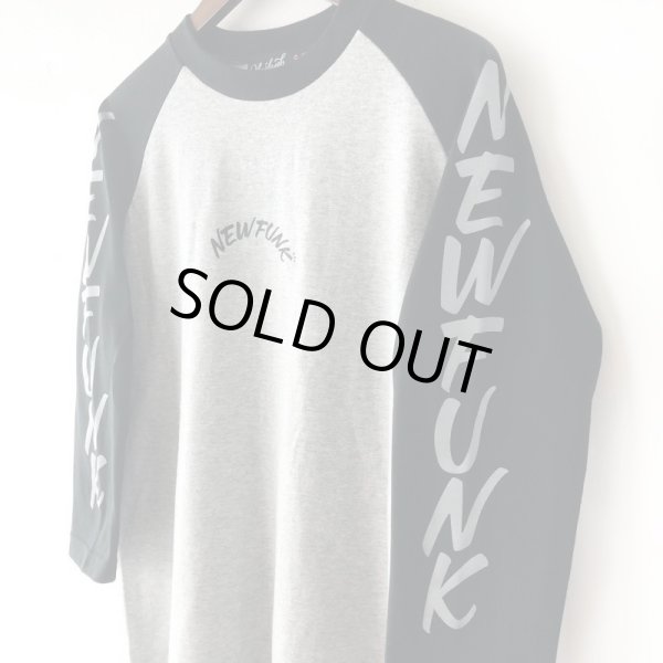 画像6: 【NEWFUNK】SIBA "MARIA" RAGLAN TEE  (BLK/GRY) (6)