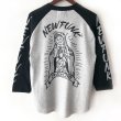 画像3: 【NEWFUNK】SIBA "MARIA" RAGLAN TEE  (BLK/GRY) (3)