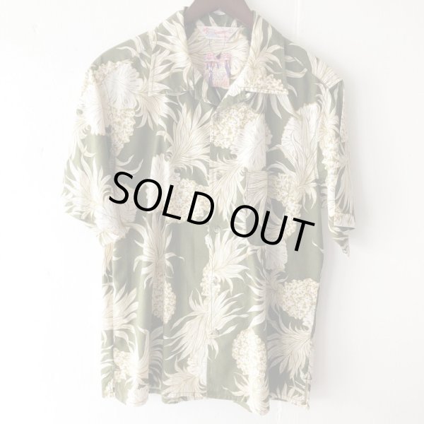 画像1: Pattern Shirt / Pineapple / size: L (1)