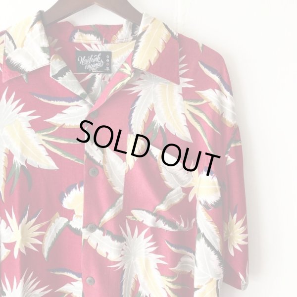 画像3: Pattern Shirt / Red Lesf / size: XL (3)