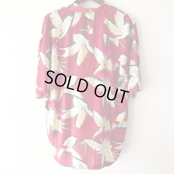 画像2: Pattern Shirt / Red Lesf / size: XL (2)