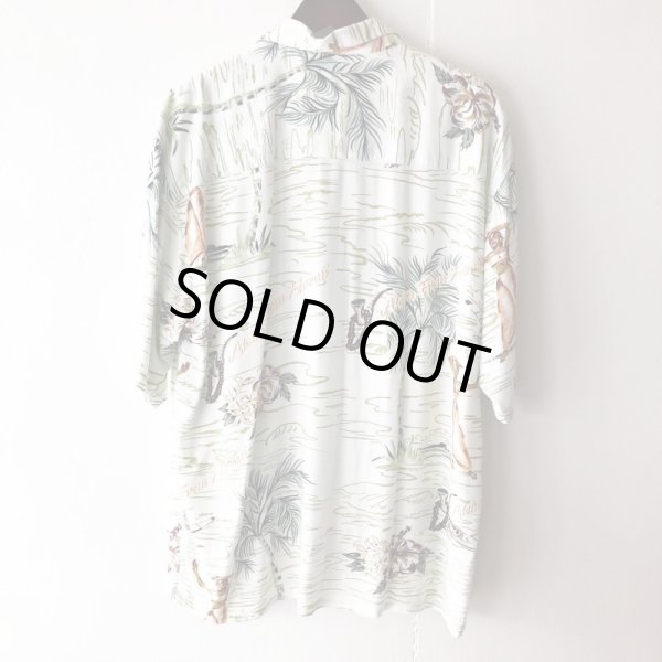 画像2: Pattern Shirt / Hula Girl / size: XL (2)