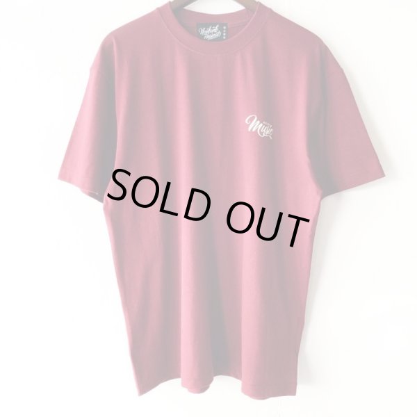 画像2: 【NEWFUNK】Music All Day TEE (Wine) (2)