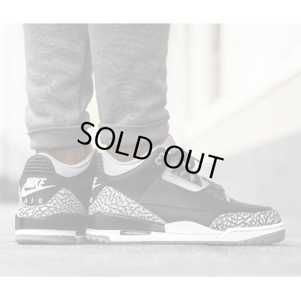 画像12: 【NIKE】AIR JORDAN 3 BLACK CEMENT (12)