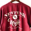 画像4: 【NEWFUNK】Music All Day TEE (Wine) (4)