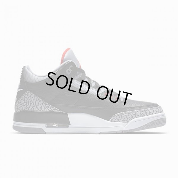 画像3: 【NIKE】AIR JORDAN 3 BLACK CEMENT (3)