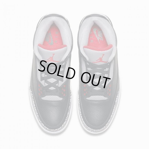 画像4: 【NIKE】AIR JORDAN 3 BLACK CEMENT (4)