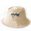 画像1: 【NEWFUNK】newfunk BUCKET HAT (BEIGE) (1)