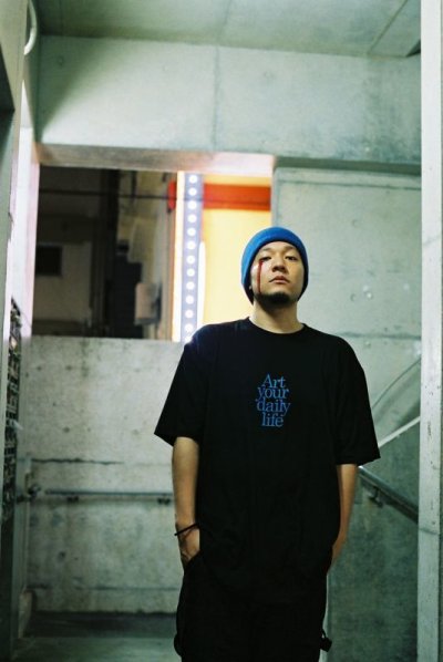 画像1: 【NEWFUNK】UNKUTT RAW MUSIC × DENPA × NFS / TRIPLE NAME TEE (BLACK)