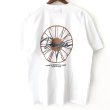 画像1: 【NEWFUNK】UNKUTT RAW MUSIC × DENPA × NFS / TRIPLE NAME TEE (WHITE) (1)