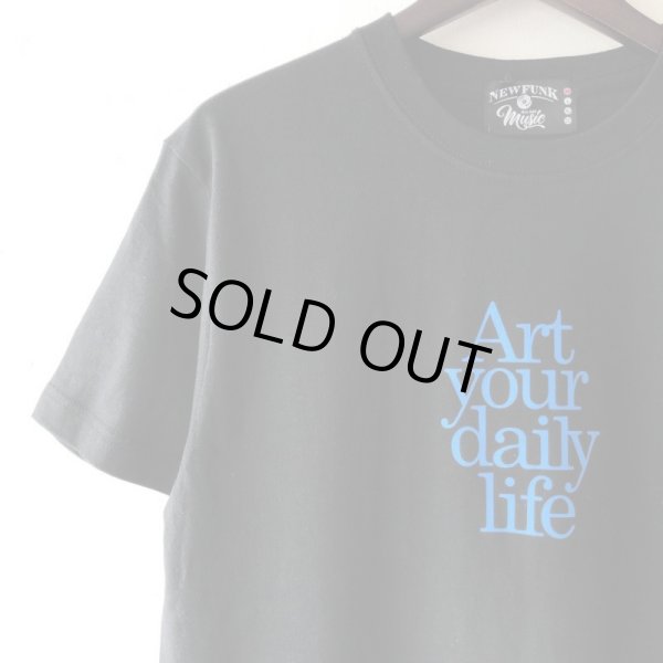 画像3: 【NEWFUNK】UNKUTT RAW MUSIC × DENPA × NFS / TRIPLE NAME TEE (BLACK) (3)