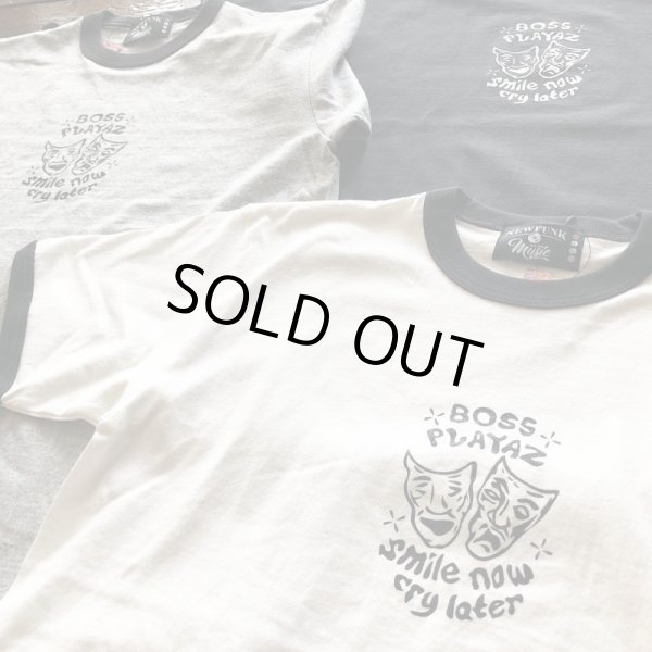 画像5: 【NEWFUNK】2FACE RINGER Tee (BLACK) (5)