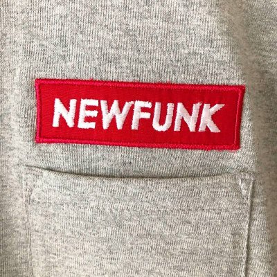 画像2: 【NEWFUNK】BOXLOGO POCKET TEE (GRAY)