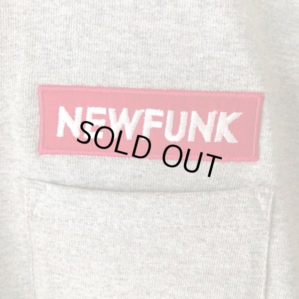 画像4: 【NEWFUNK】BOXLOGO POCKET TEE (GRAY) (4)