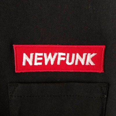 画像2: 【NEWFUNK】BOXLOGO POCKET TEE (BLACK)