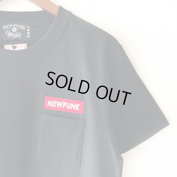 画像3: 【NEWFUNK】BOXLOGO POCKET TEE (BLACK) (3)