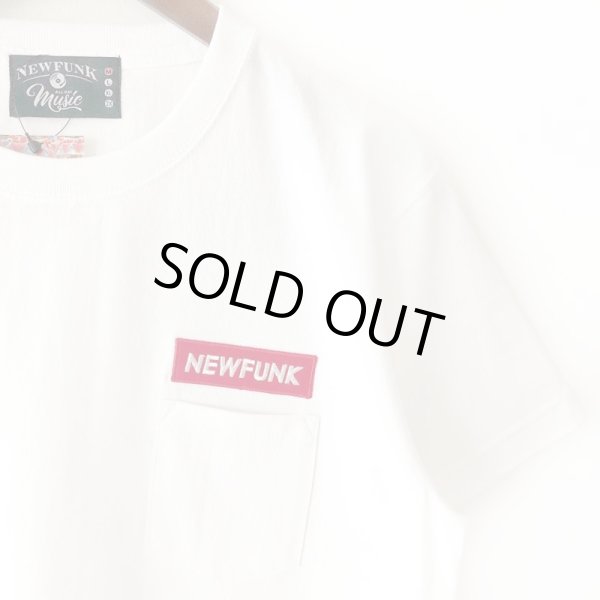 画像3: 【NEWFUNK】BOXLOGO POCKET TEE (WHITE) (3)