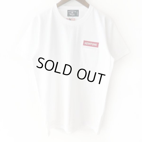 画像1: 【NEWFUNK】BOXLOGO POCKET TEE (WHITE) (1)