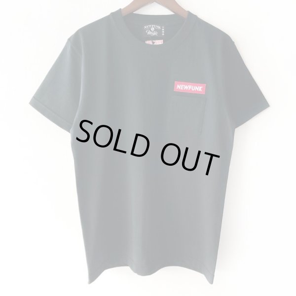 画像1: 【NEWFUNK】BOXLOGO POCKET TEE (BLACK) (1)