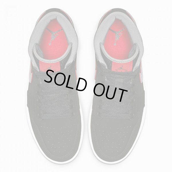 画像3: [USED] NIKE AIR JORDAN 1 MID "BK/GY" (3)