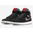 画像1: [USED] NIKE AIR JORDAN 1 MID "BK/GY" (1)