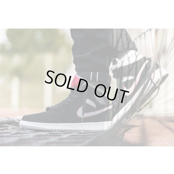 画像6: [USED] NIKE AIR JORDAN 1 MID "BK/GY" (6)