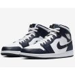 画像1: NIKE AIR JORDAN 1 MID "WH/NV" (1)