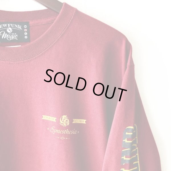 画像3: 【NEWFUNK】BOXING LONG TEE (WINE) (3)