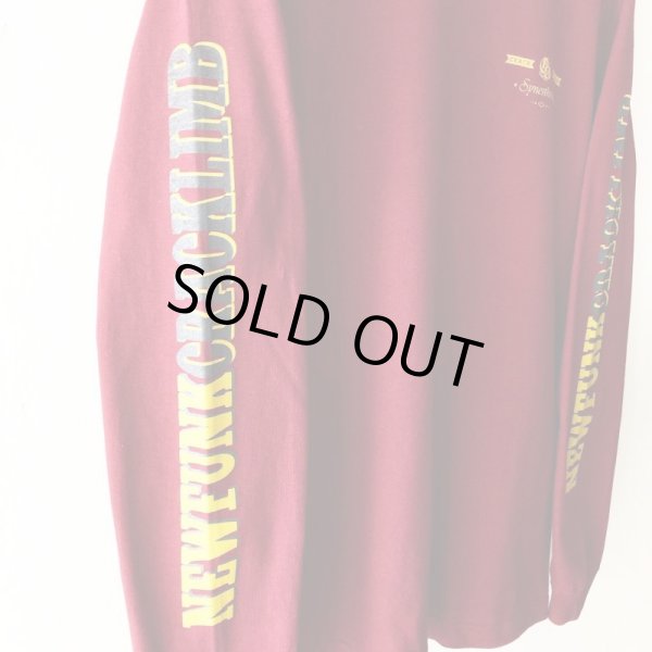 画像4: 【NEWFUNK】BOXING LONG TEE (WINE) (4)