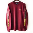 画像1: 【NEWFUNK】BOXING LONG TEE (WINE) (1)