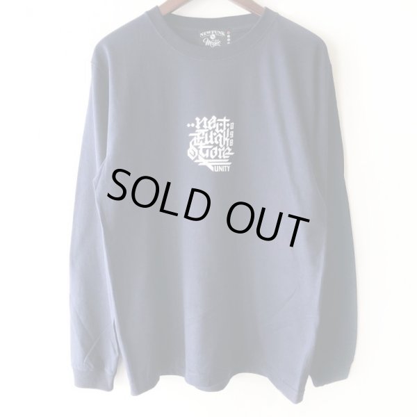 画像2: 【NEWFUNK】4TH CHAIN LONG TEE (NAVY) (2)