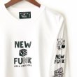 画像3: 【NEWFUNK】SIBA "COOL J" LONG SLEEVE SHIRT (White) (3)