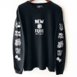 画像2: 【NEWFUNK】SIBA "COOL J" LONG SLEEVE SHIRT (Black) (2)