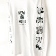 画像4: 【NEWFUNK】SIBA "COOL J" LONG SLEEVE SHIRT (White) (4)