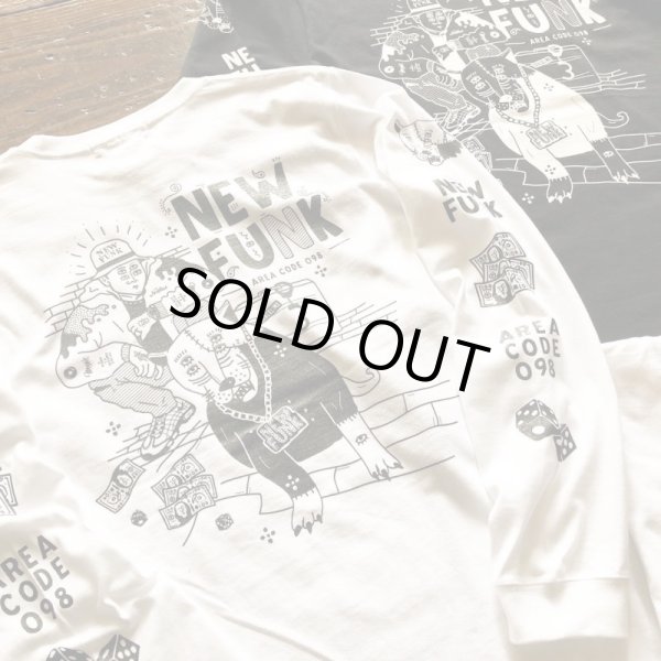 画像11: 【NEWFUNK】SIBA "COOL J" LONG SLEEVE SHIRT (White) (11)