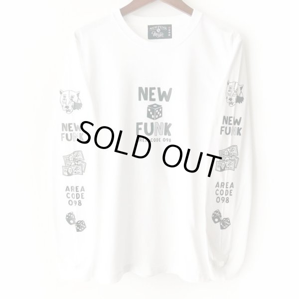 画像2: 【NEWFUNK】SIBA "COOL J" LONG SLEEVE SHIRT (White) (2)