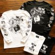 画像9: 【NEWFUNK】SIBA "COOL J" LONG SLEEVE SHIRT (White) (9)