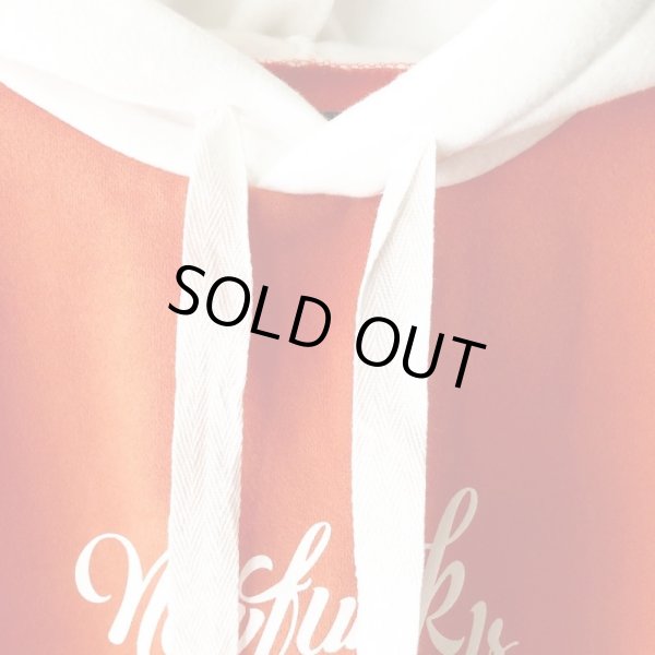 画像4: 【NEWFUNK】TWO LINE HOODIE (ORANGE) (4)