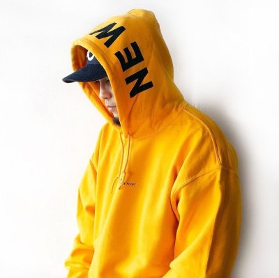 画像1: 【NEWFUNK】NF HOODYIN HOODIE (GOLD)