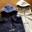 画像6: 【NEWFUNK】KEEP SHINEN HALF ZIP HOODIE (NAVY) (6)