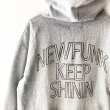 画像4: 【NEWFUNK】KEEP SHINEN HALF ZIP HOODIE (GRAY) (4)