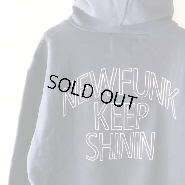 画像4: 【NEWFUNK】KEEP SHINEN HALF ZIP HOODIE (NAVY) (4)