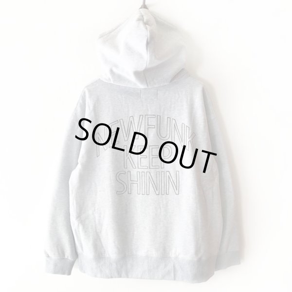 画像2: 【NEWFUNK】KEEP SHINEN HALF ZIP HOODIE (GRAY) (2)