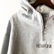 画像3: 【NEWFUNK】KEEP SHINEN HALF ZIP HOODIE (GRAY) (3)