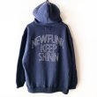 画像2: 【NEWFUNK】KEEP SHINEN HALF ZIP HOODIE (NAVY) (2)