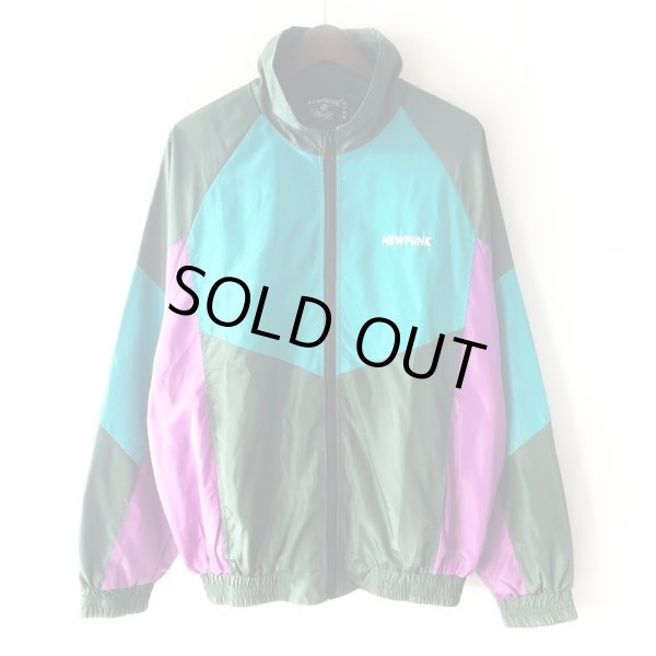 画像1: 【NEWFUNK】MIX COLOR TRACK JACKET (GREEN) (1)