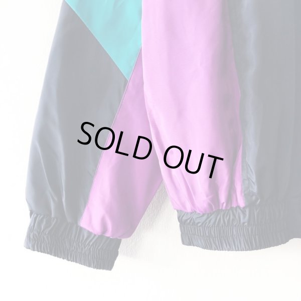 画像4: 【NEWFUNK】MIX COLOR TRACK JACKET (BLACK) (4)