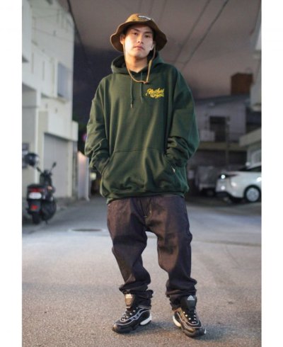 画像1: 【NEWFUNK】NFO HOODIE (DARK GREEN)